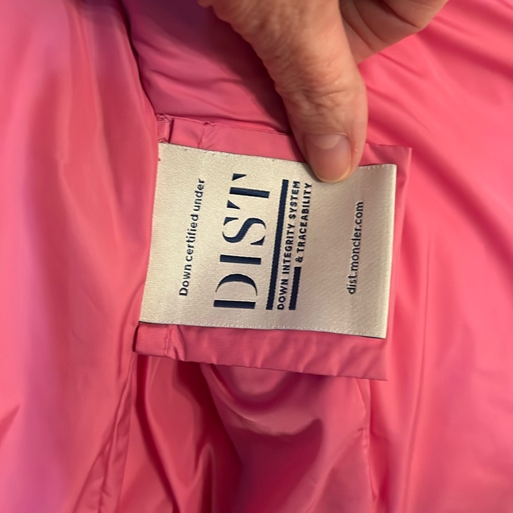 Moncler Pink Puffer Jacket